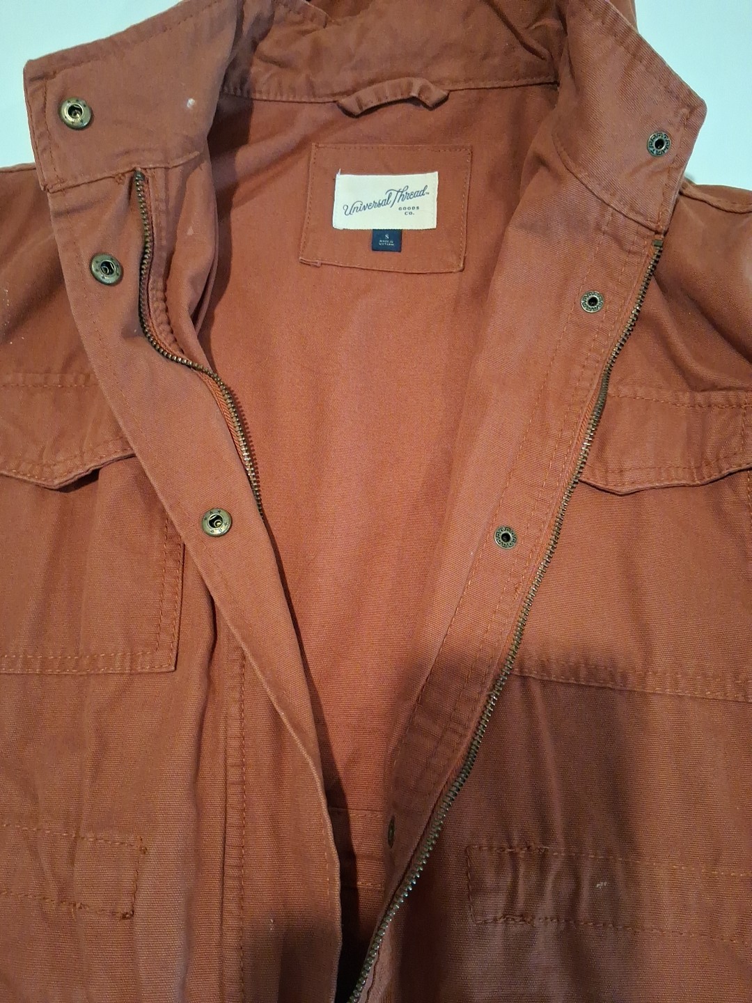Universal Thread Utility Jacket in Burnt Orange S… - image 5
