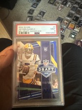 🔥🔥🔥2024 Score NFL Draft Jayden Daniels #3 Showcase/100 (RC) PSA 9 POP 3🔥🔥🔥