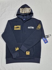 NFL Seattle Seahawks Navy Football Sports  Hoodie Ultra Game Men's Medium