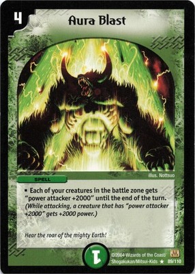 Duel Masters - Aura Blast - 89/110 - Base Set Regular