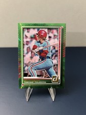 2025 Panini Donruss Green Laser Parallel- Mike Schmidt #82 