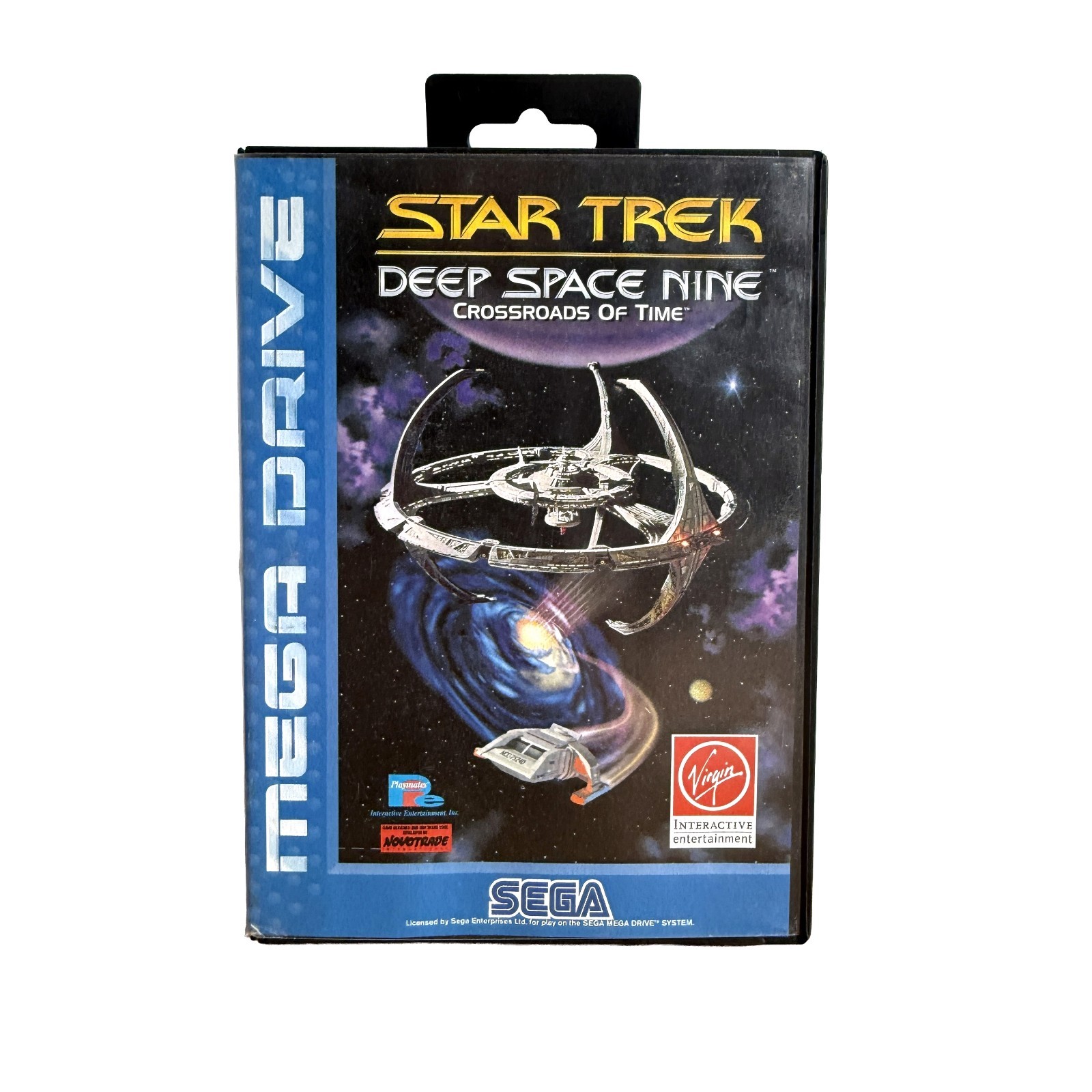 Star Trek Deep Space Nine Crossroads of Time Sega Megadrive COMPLET PAL CIB RARE