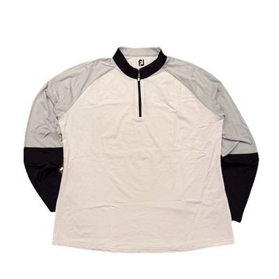 FootJoy Micro Stripe Sun Protection Long Sleeve Golf Top Women s XL