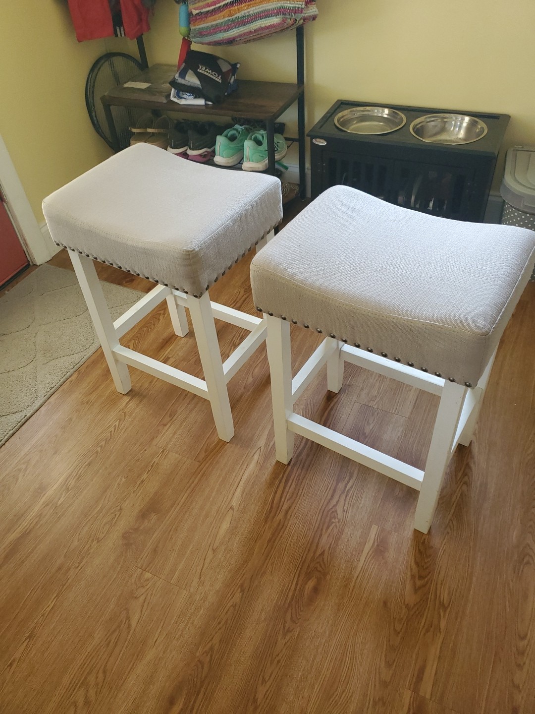 Saddle Stools Set of 2 An Ergonomic Chair Designed with A Saddle-shaped Seat