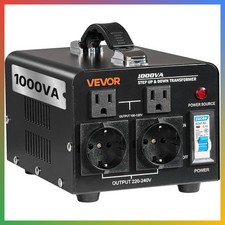 Voltage Converter Transformer, 1000VA, Heavy Duty Step Up/Down Power Transformer