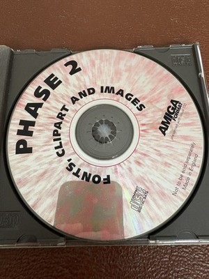 Amiga Format Magazin Cover CD-ROM Phase 2 - Schriften, ClipArt und Bilder