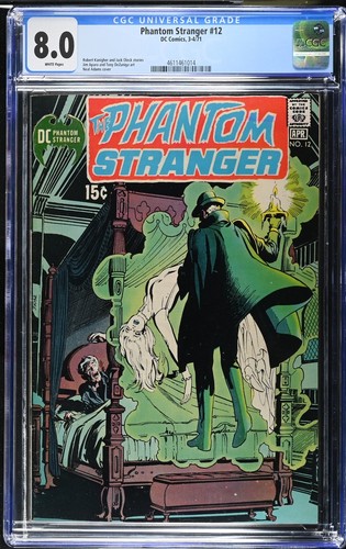 Phantom Stranger #12 (1971) Classic Neal Adams Cover CGC 8.0 White EE842