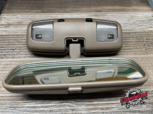 1989-95 Toyota 4Runner Rear View Mirror Tan OEM Used 