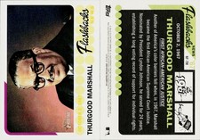 2016 Topps Heritage News Flashbacks #NF-TM Thurgood Marshall