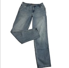 Hollister Ultra High Rise Mom Jeans Vintage Stretch Med Wash 11R 30/27