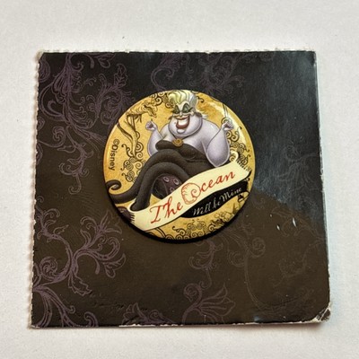 Ursula The Little Mermaid Disney Villains Pin The Ocean Will Be Mine Button