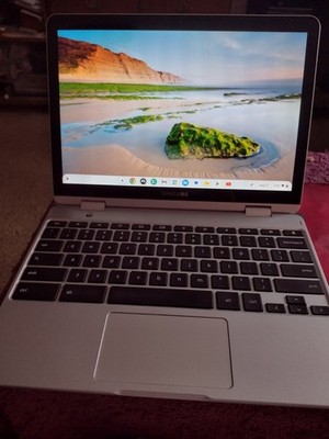 Samsung Chromebook Plus V2 XE520QAB 12.2 2in1 4GB 64GB Titan GOOD BATTERY CLEAN