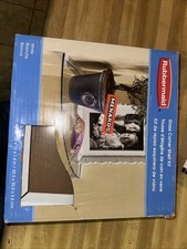 Rubbermaid Glass Corner Shelf Kit, 12 X 12 X 1.4 In. white Frame