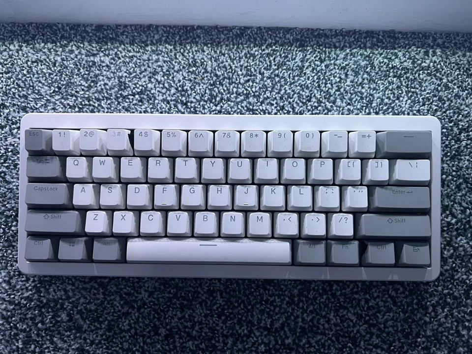KBDFans Tofu60 Custom 60% - Cherry MX Silent Red Switches – Gray Aluminum - Image 3 of 4