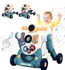 3 in 1 Baby Walker for Toddler with Music Push Along Activity Walker 