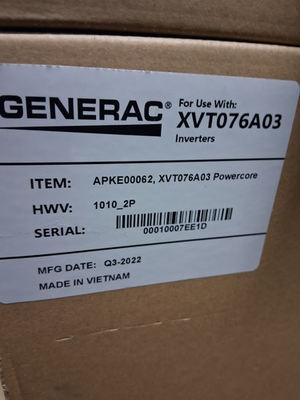 #ad Generac APKE00062 POWER CORE for XVTO76A03 Inverter New In Box $445.75
