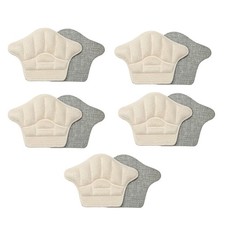 10Pcs Double-Sided Adhesive Sponge Mesh Heel Protector Non-Slip Thickness Pads M