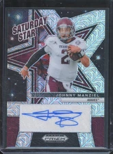 2025 Prizm Draft Picks JOHNNY MANZIEL #SSS-JML Saturday Star Mojo Auto /25 SSP