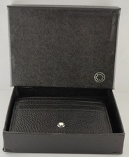 Montblanc Porta Carte Uomo Bi-Fold Pelle Nero Grana Morbida (Spedizione Gratuita)
