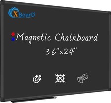 Magnetic Chalkboard Blaboard 36 x 24, Chalkboard Signs with Bla