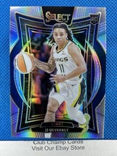2025 #24 JJ Quinerly Panini Select WNBA Concourse Silver Prizm RC Wings