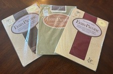 VTG Evan-Picone Pantyhose Small Claret New Gray Rose Taupe Lot Of 3