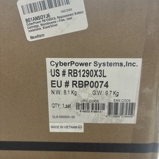 Cyberpower Systems Rb1290x3l Battery Kit - 9000 Mah - 12 V Dc - Sealed Lead Acid