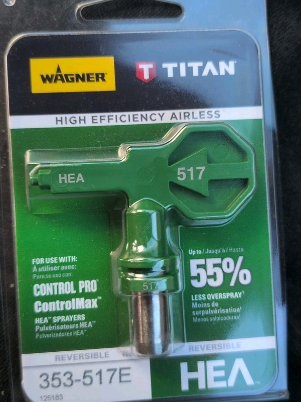 Wagner Titan HEA Tip 353-517E Reversible Airless Spray Tip Control Pro & Max NEW