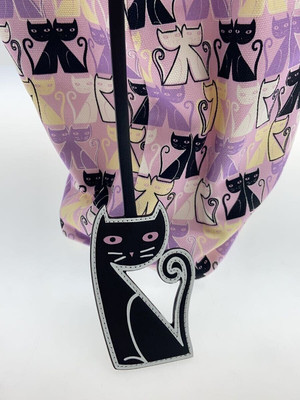 MIU MIU DRAWSTRING BAG / CANAPA CATS / - / PNK / TOTAL