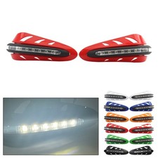 Motorcycle Hand Guards With LED Signal Lights Dirt Bike Motorbike Universal Part