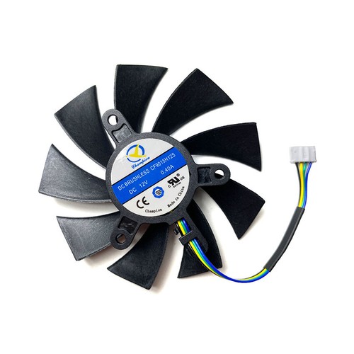 For ASL GTX1660 1660ti 6GB ITX Graphics Card Cooling Fan Repair Part - Afbeelding 3 van 9
