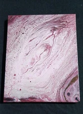 16 x 20 x 1.5" Original acrylic fluid art on gallery wrapped canvas.