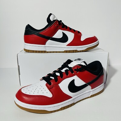 Men s Size 8.5  -  Rare  Nike By You Dunk Low Chicago Red FJ2253 901