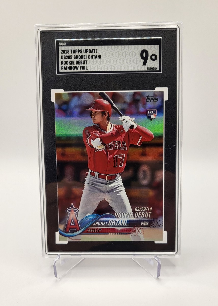 大谷翔平 Topps Project 296 RAINBOW REFRACTOR 2018 Shohei Ohtani Topps Update Rainbow Foil Refractor