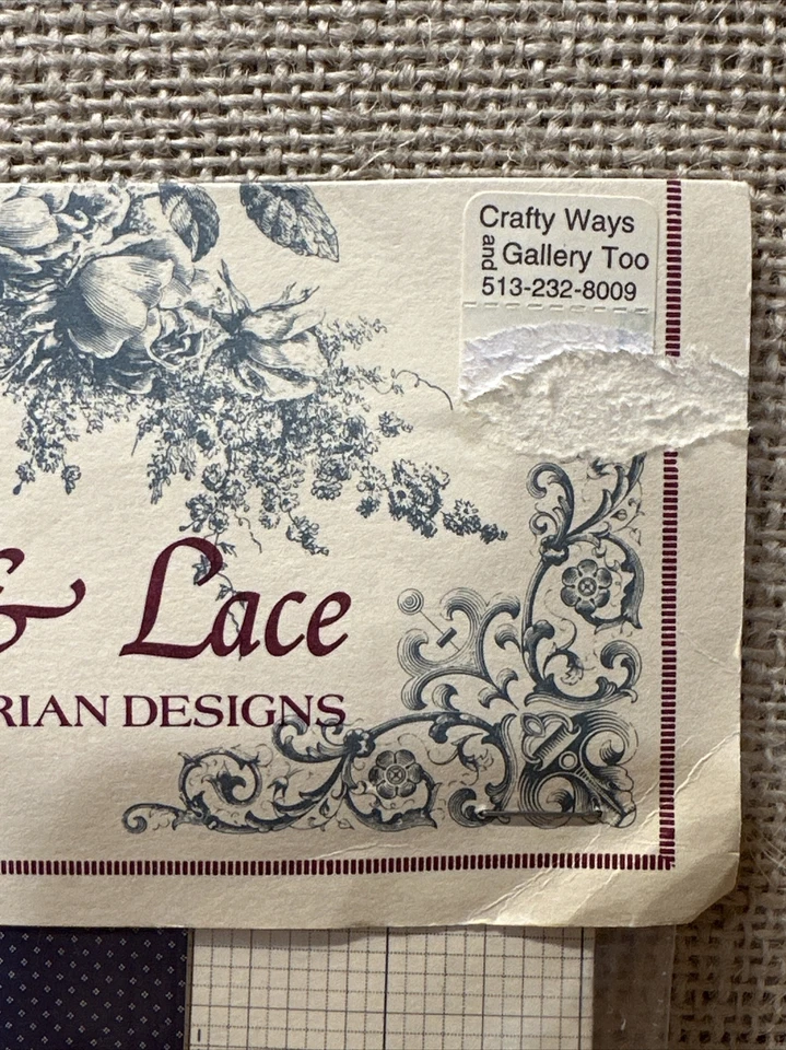 Lavender & Lace ICE ANGEL LL 22 Leavitt-Imblum Chart Pattern NEW 1993 - Image 2 of 3