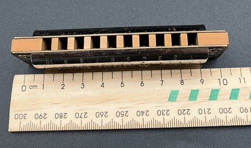 Vintage Harmonica Hohner Marine Band In Box No.1896 Key Of E with Original Paper - Picture 20 of 21