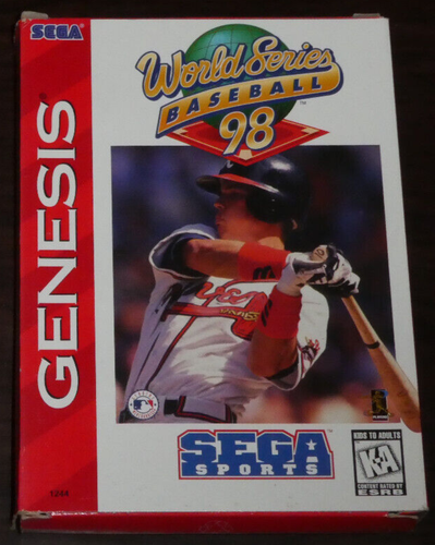 Sega Genesis. World Series Baseball '98. (NTSC USA/CAN) - Picture 2 of 4