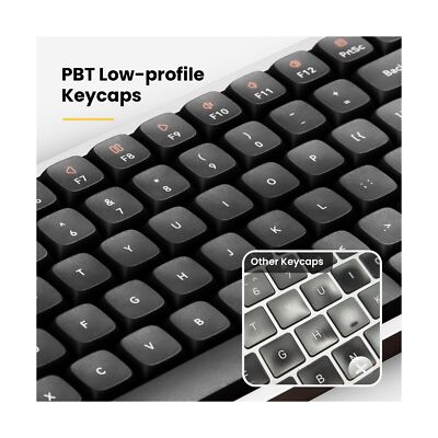 LOFREE Flow 84-Key Dual Mode Low Profile Mechanical Keyboard