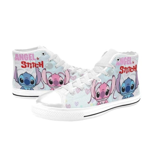 Stitch and Angel High Top Sneaker