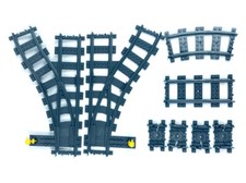 LEGO® RC Schienen Train Weiche Kurve Gerade 3677 60051 60052 60098 7938 7939