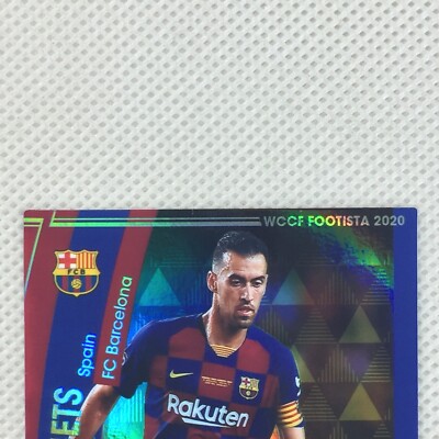 WCCF スペイン Panini WCCF FOOTISTA 2020 Sergio Busquets FC Barcelona F20 EX