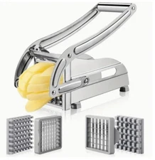Cortador de Papas Fritas de Acero Inoxidable Picador Verduras Frutas para Cocina