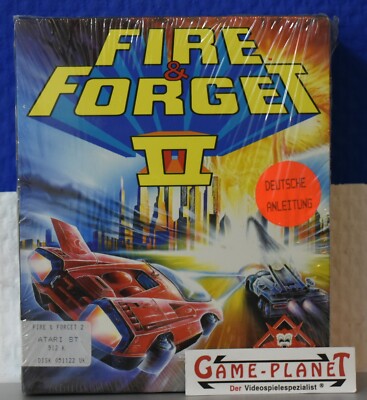 Fire Forget II Atari ST NEU in Folie Rennspiel Titus Interactive Arcade 