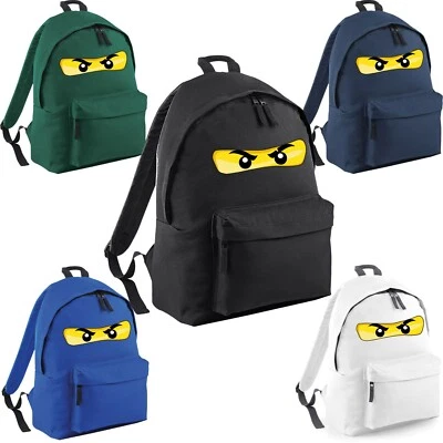 Ninja Eyes Backpack Rucksack BG125 Ninja Back to School Bag - Bag Gifts
