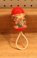 Sonaglio bambino bianco neve in celluloide 1938 WALT DISNEY
