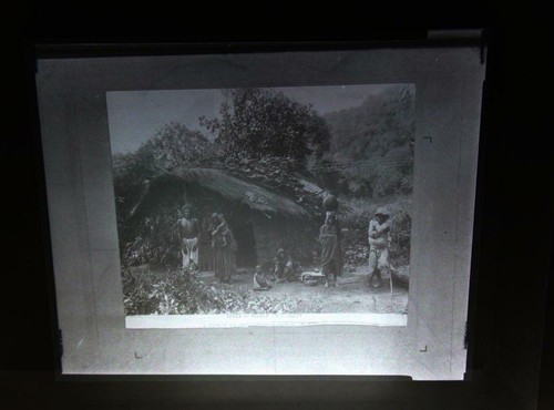 B&W Negative Indian Homestead scroll down for further photos