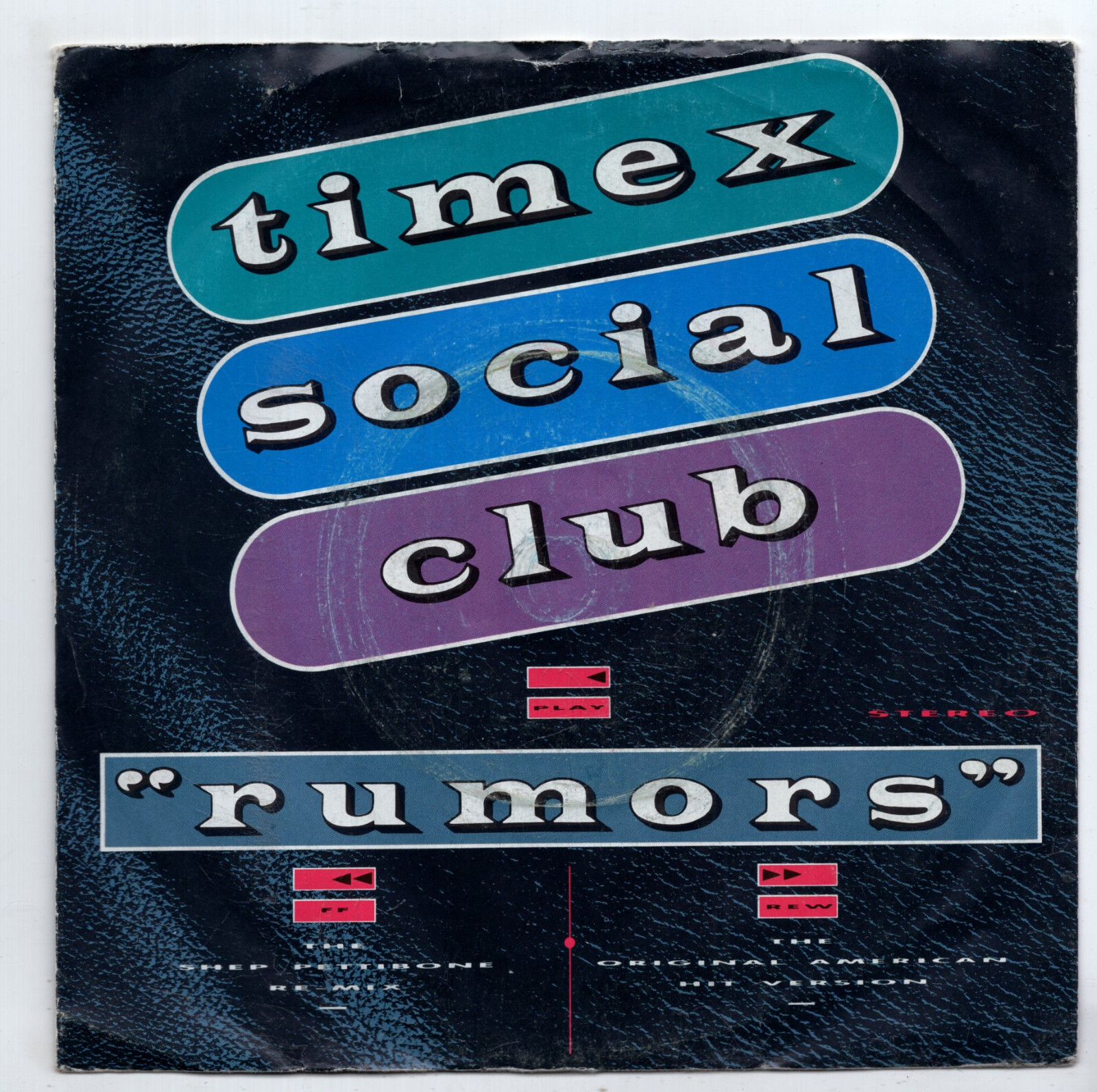 (N486) Timex Social Club, Rumors - 1986 - 7"" vinyl
