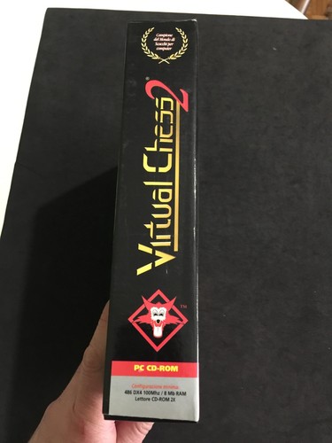 VIRTUAL CHESS 2 PC BIG BOX CD ROM ITALIEN USAGE - Bild 4 von 9