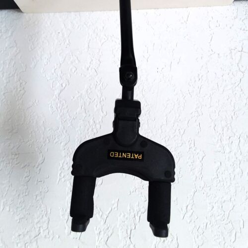 Hercules GSP40SB Auto Grip System Guitar Hanger, Slat Wall Mount, Long Arm - Picture 2 of 7
