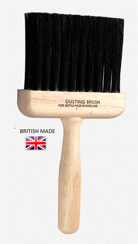 Focol Dusting Brush Black Bristle Dust Brush BRITISH MADE Incl Vat - Picture 2 of 2